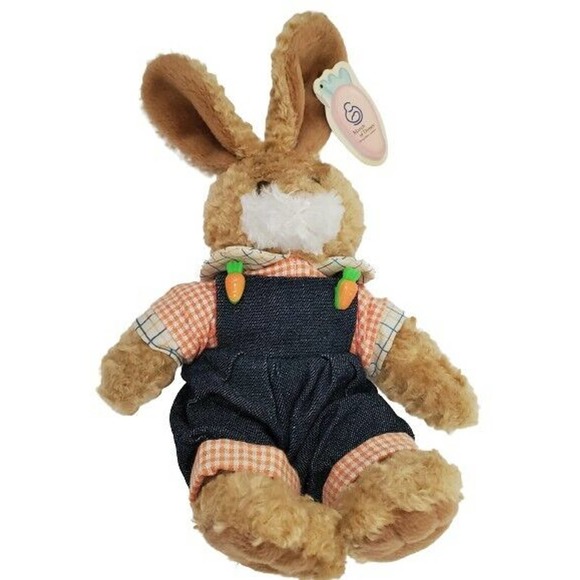 Paws Baby Easter Bunny Rabbit March Of Dimes Plush Toy 8" 2003 Retired - Picture 2 of 6